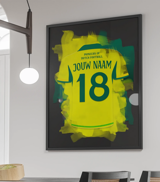 Fortuna Sittard Poster Met Personalisatie Muurdecoratie