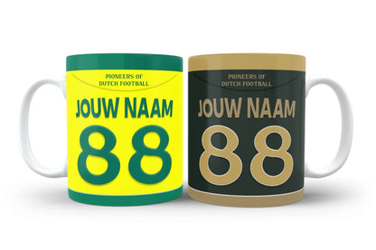 Fortuna Sittard Voetbal Mok Gepersonaliseerd Voetbal Cadeau