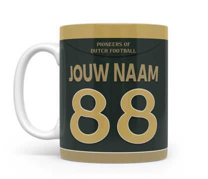 Fortuna Sittard Koffie Mok Gepersonaliseerd Verjaardag Cadeau