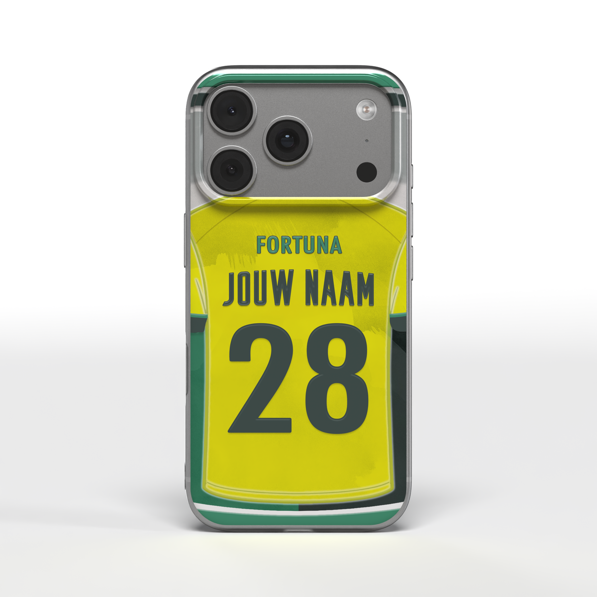 Fortuna Sittard Telefoonhoesje Gepersonaliseerd Voetbal Cadeau
