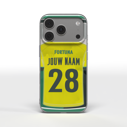 Fortuna Sittard Telefoonhoesje Gepersonaliseerd Voetbal Cadeau