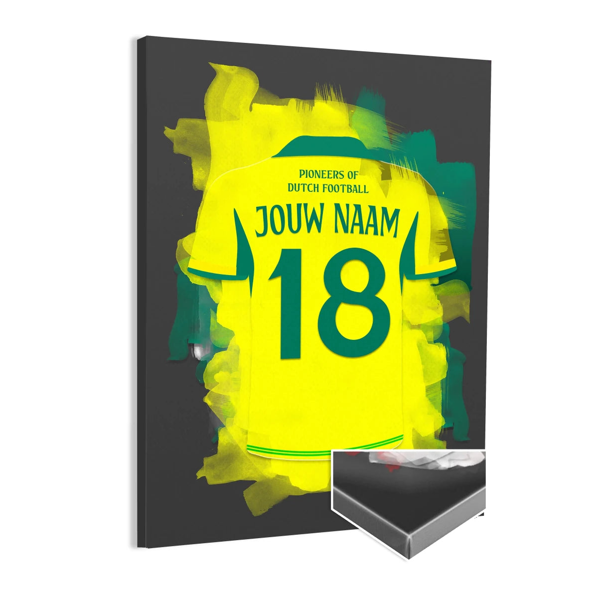 Fortuna Sittard Voetbal Canvas Muurdecoratie