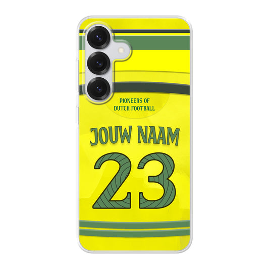 Fortuna Sittard 2025-2026 telefoonhoesje met personalisatie - Samsung Galaxy telefoonhoesjes - Voetbal fan kado 