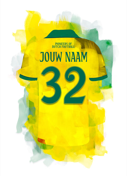 Fortuna Sittard poster met naam - Fortuna Sittard print met personalisatie