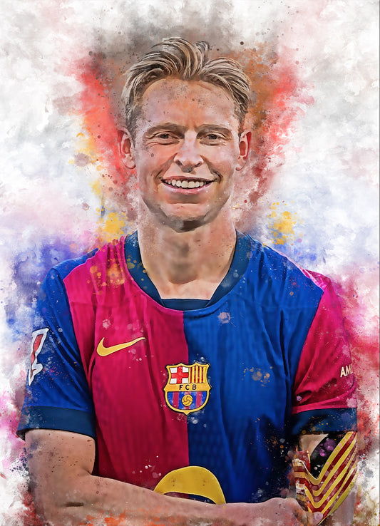 Frenkie de Jong Barcelona poster