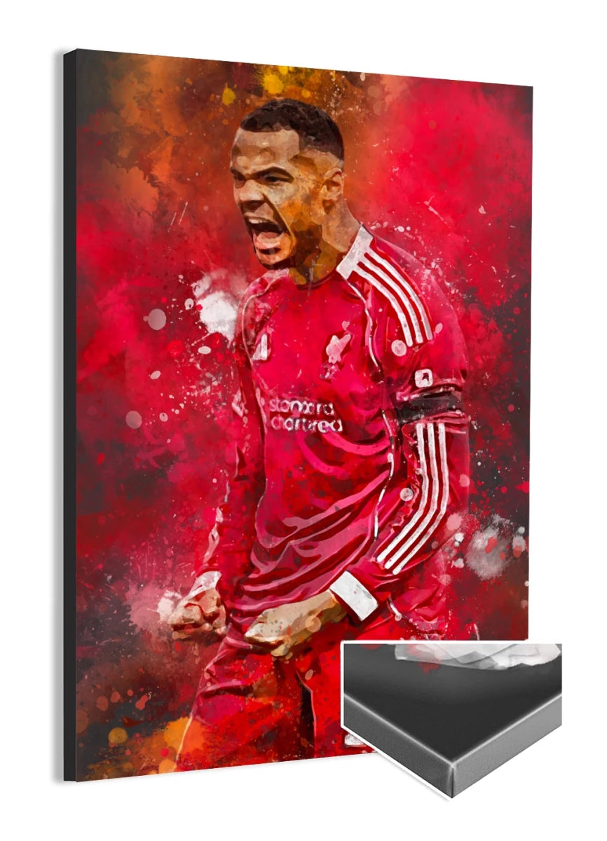 Gakpo Voetbal Poster Canvas Print Muurdecoratie