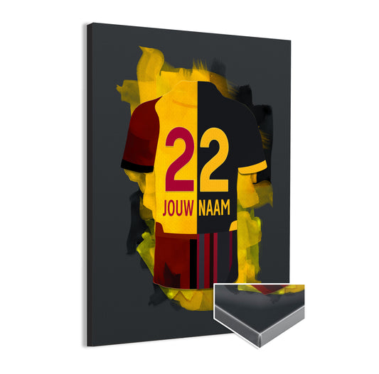 Galatasaray canvas muurdecoratie - voetbal cadeau