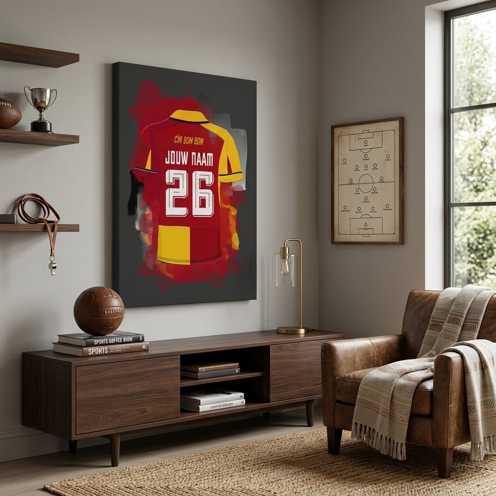 Galatasaray SK Voetbal Canvas Muurdecoratie Bestellen