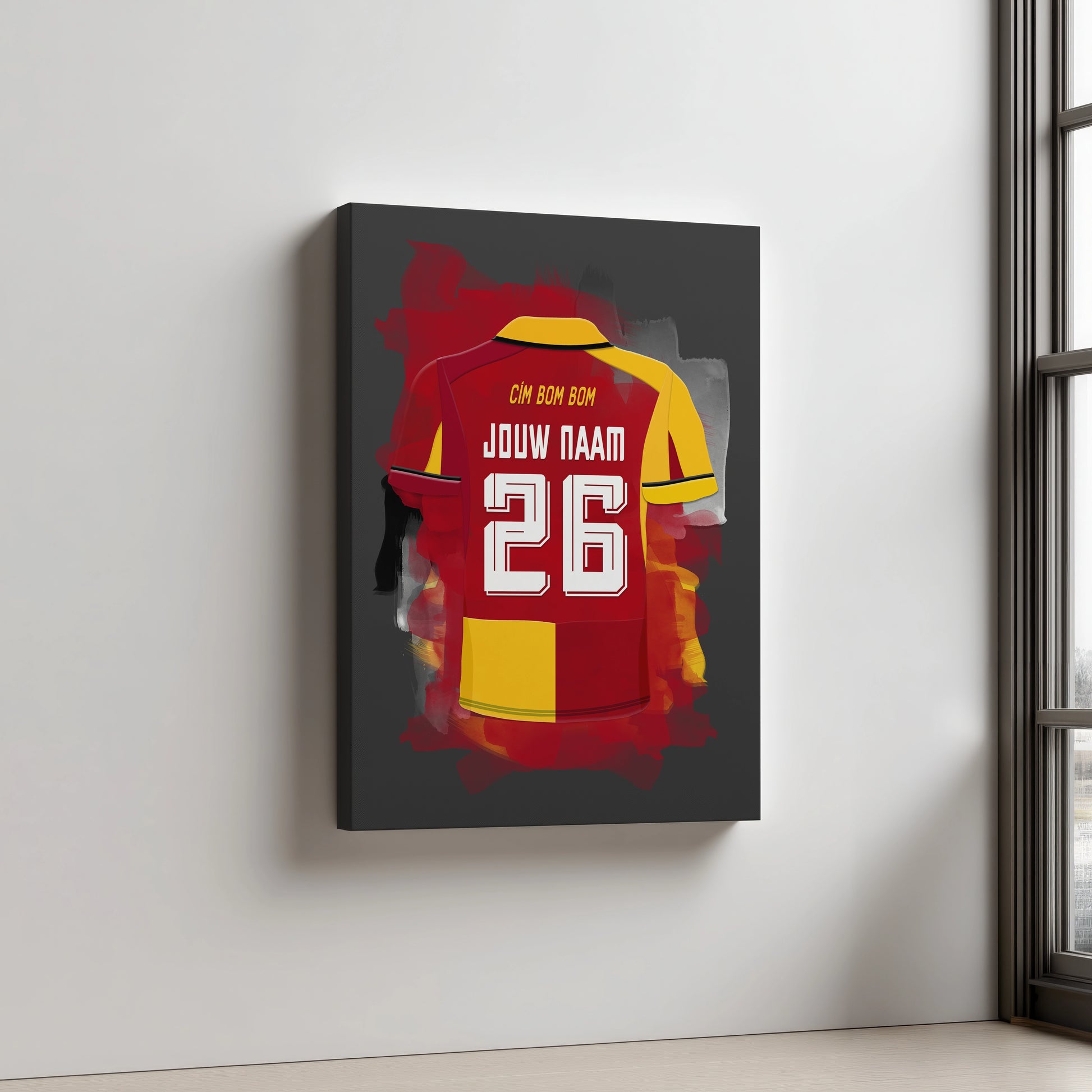 Galatasaray SK Voetbal Aluminium Dibond Wanddecoratie Mancave Man