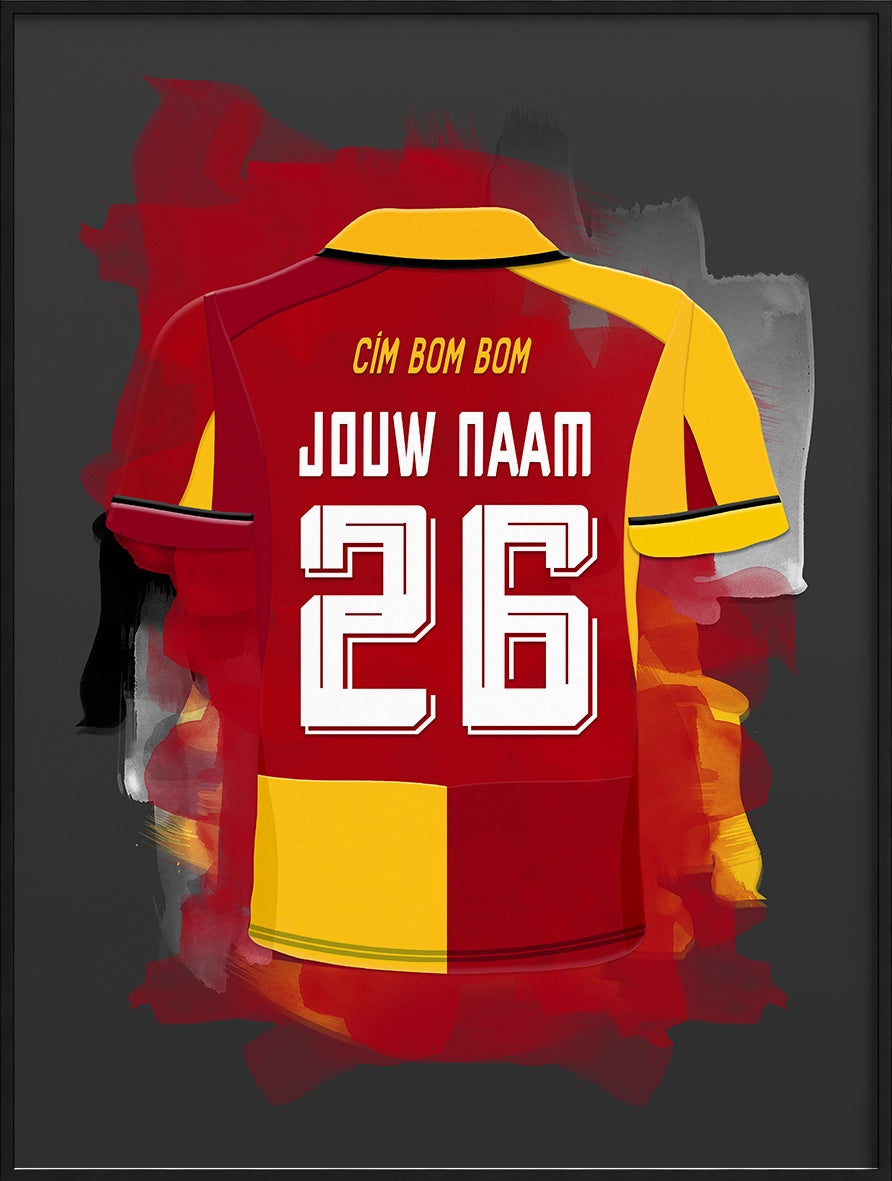 Galatasaray SK Voetbal Poster Gepersonaliseerd Voetbal Cadeau