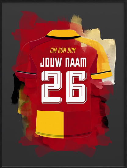 Galatasaray Poster Gepersonaliseerd Voetbal Cadeau Voetbalfans