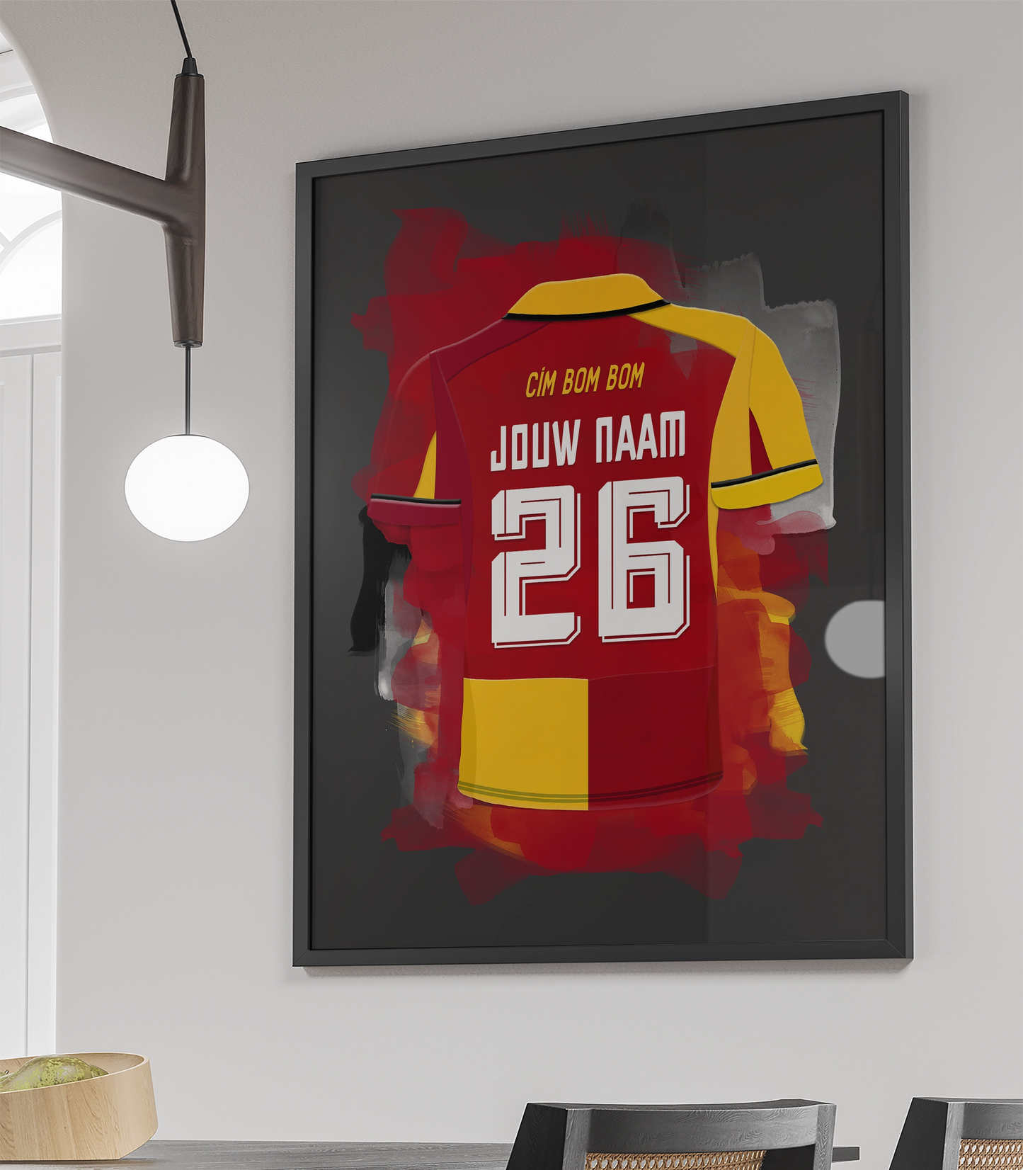 Galatasaray SK Voetbal Poster Met Eigen Naam Jongenskamer Cadeau