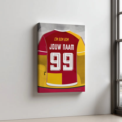 Galatasaray Voetbal Wanddecoratie Aluminium Dibond