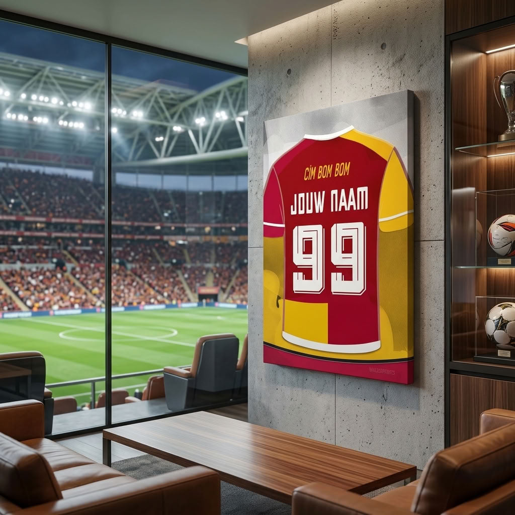 Galatasaray Voetbal Wanddecoratie Canvas