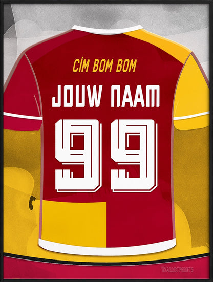 Galatasaray Voetbal Wanddecoratie Gepersonaliseerd