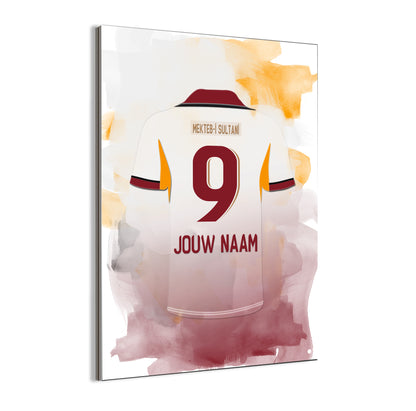 Galatasaray SK voetbal wanddecoratie - Galatasaray shirt 2025-2026 poster - Dibond poster - Gala voetbal fan kado
