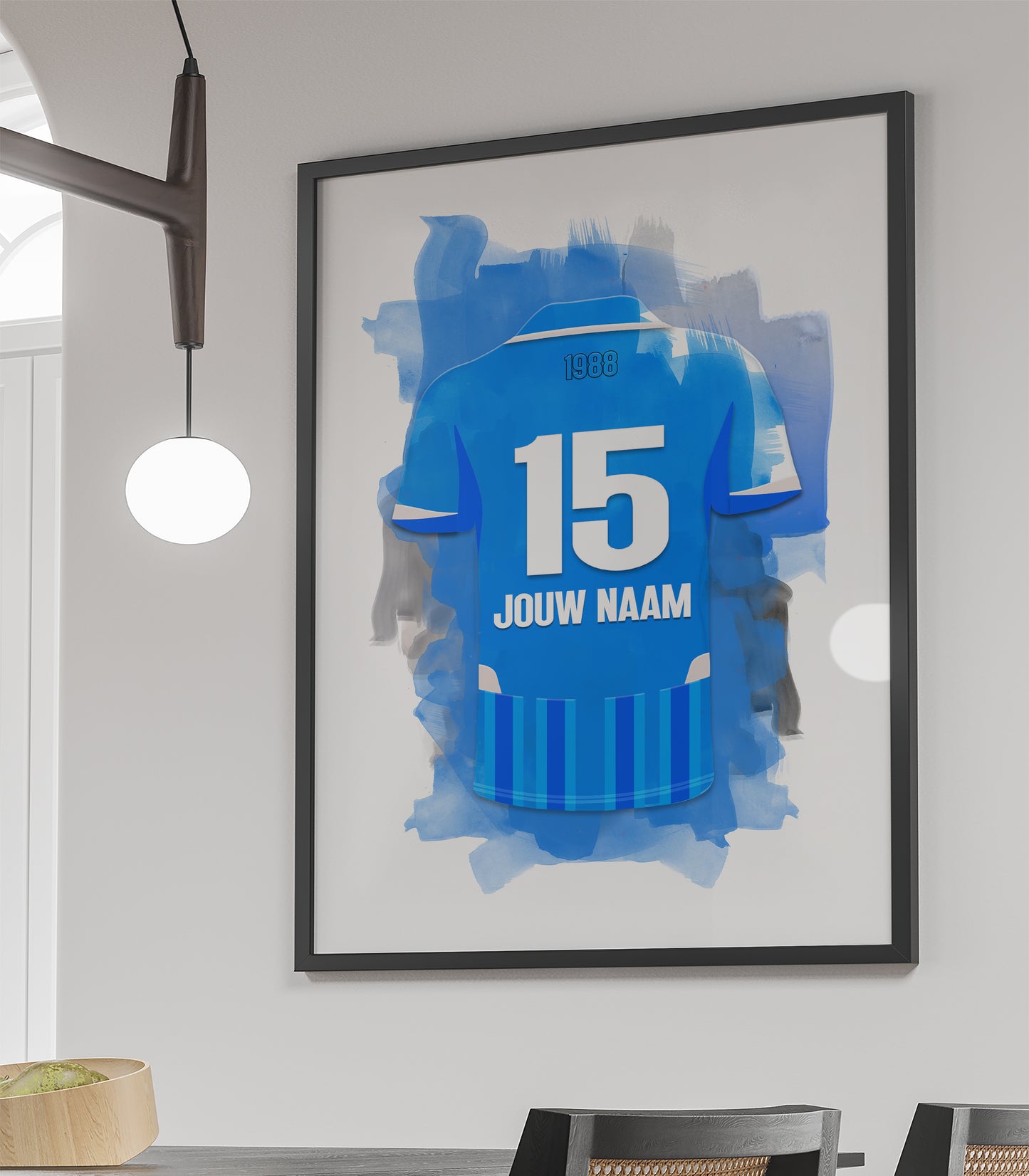 KRC Genk wanddecoratie - Ingelijste poster - Voetbal fan kado