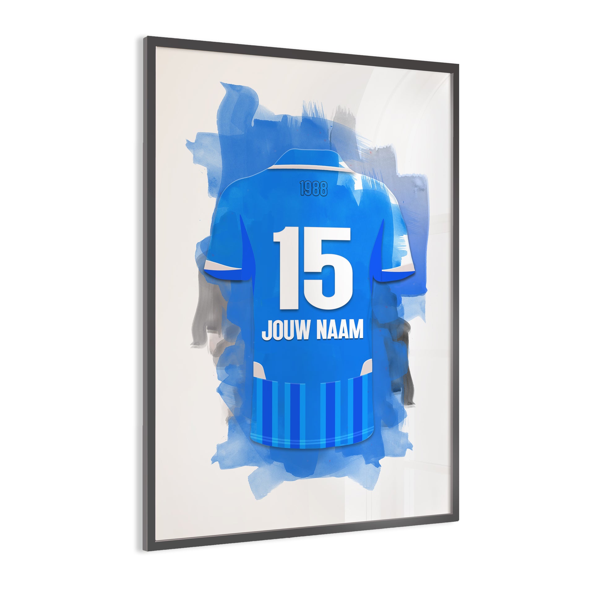 KRC Genk wanddecoratie - Gepersonaliseerde poster - Voetbal fan kado