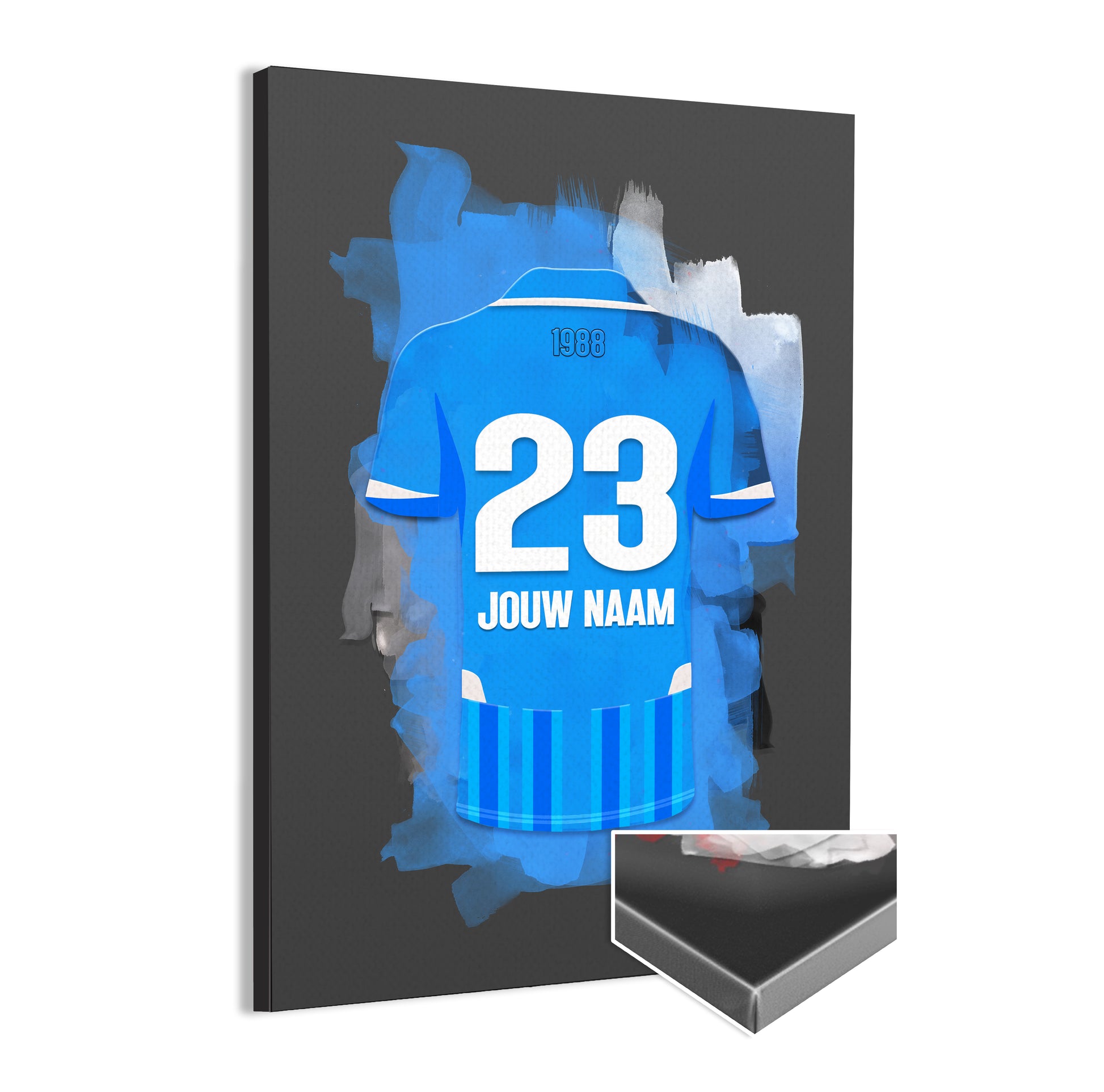KRC Genk wanddecoratie - Canvas poster - Voetbal fan kado