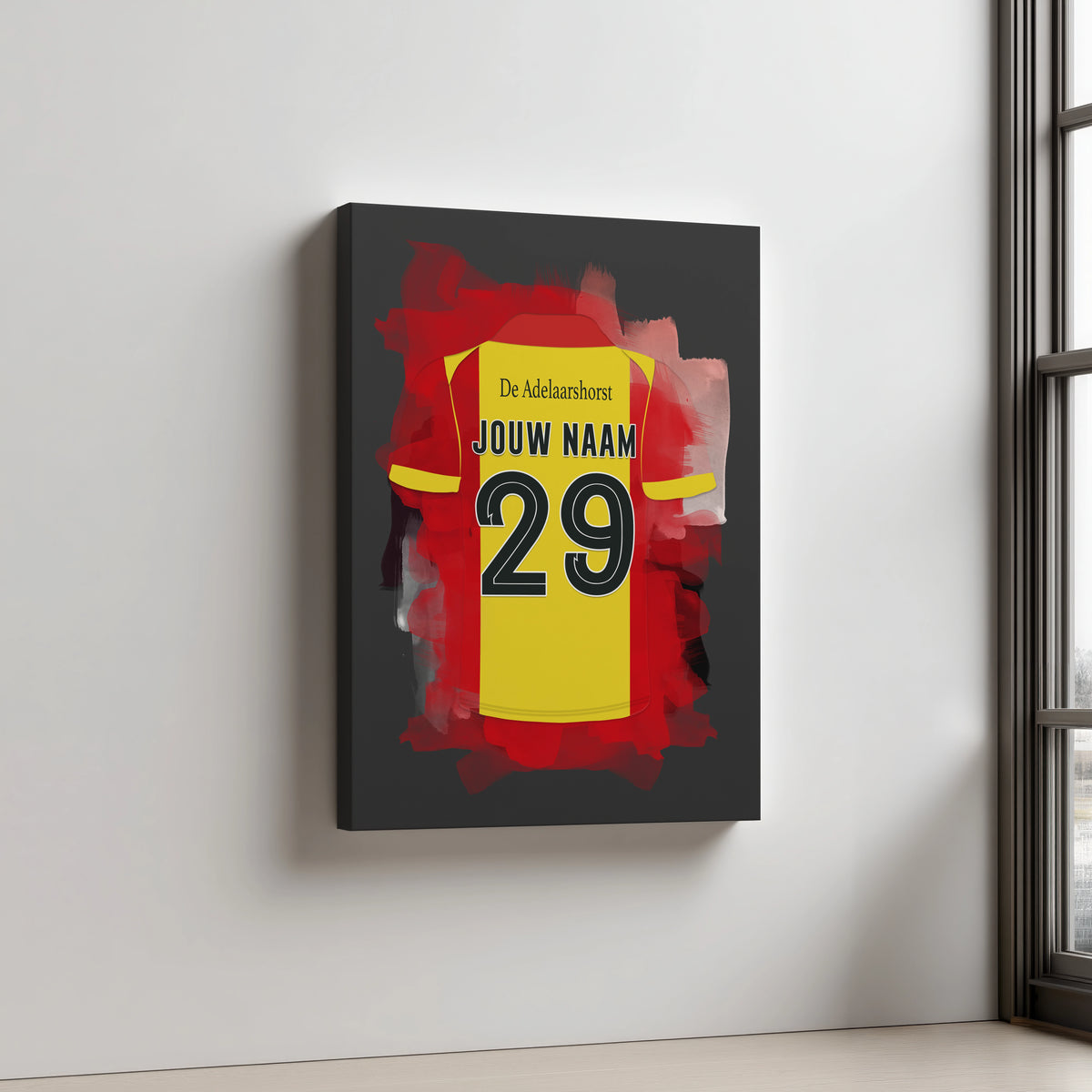 Go Ahead Eagles Voetbal Aluminium Dibond Mancave Cadeau
