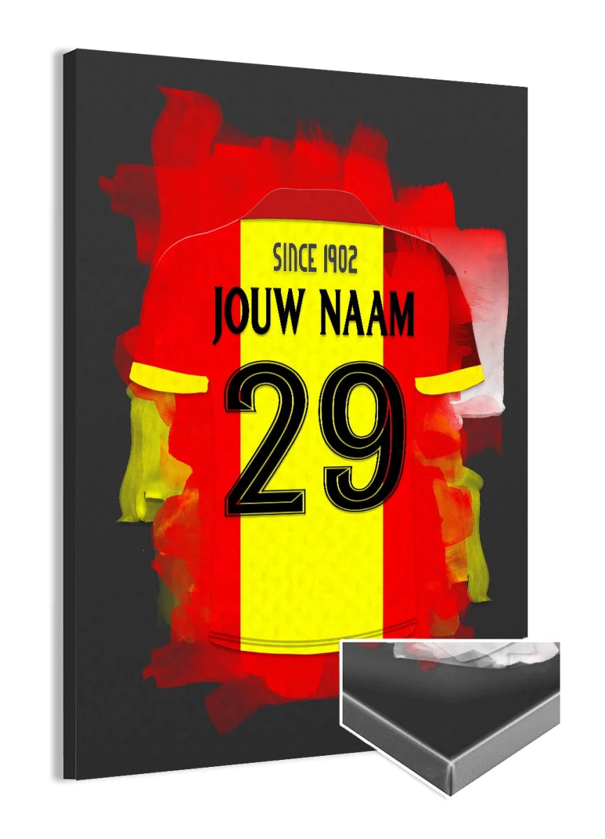 Go Ahead Eagles Voetbal Poster Canvas Print Muurdecoratie Verjaardag