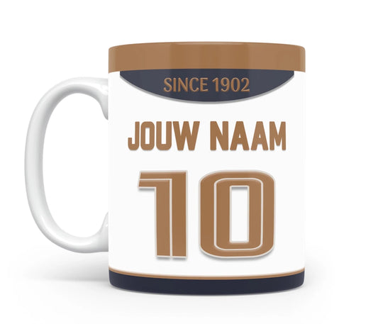 Go Ahead Eagles Koffie Mok Met Eigen Naam Gepersonaliseerd Verjaardag Cadeau
