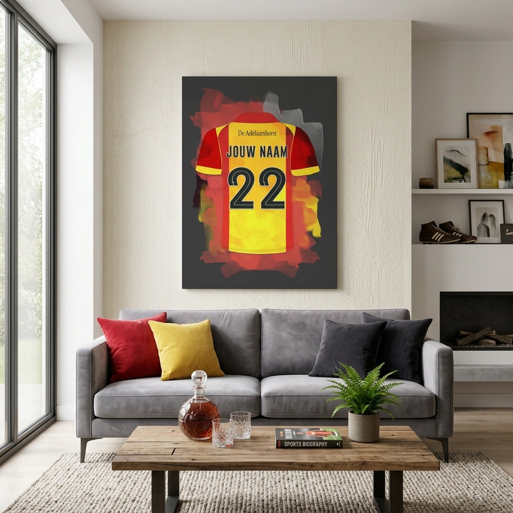 Go Ahead Eagles Canvas Voetbal Poster Met Personalisatie Bestellen