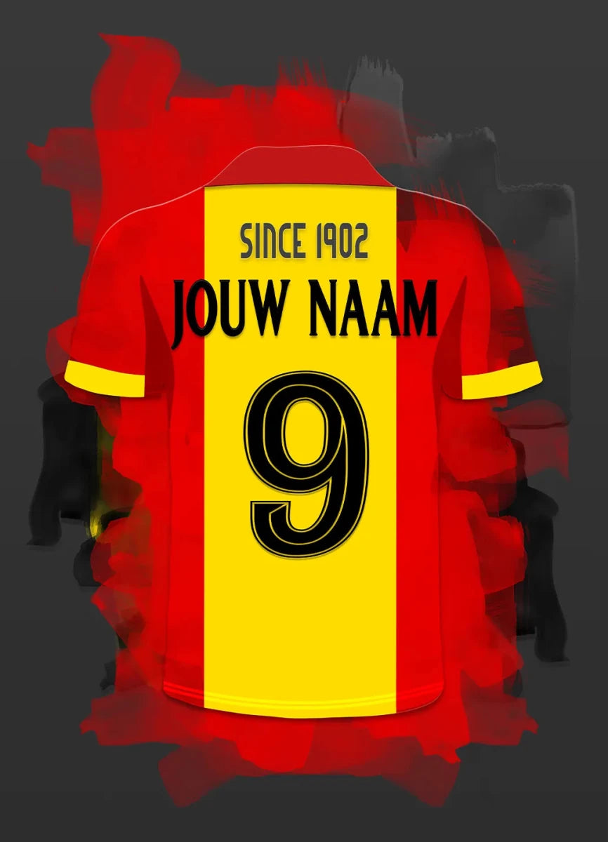 Go Ahead Eagles Voetbal Poster Met Naam
