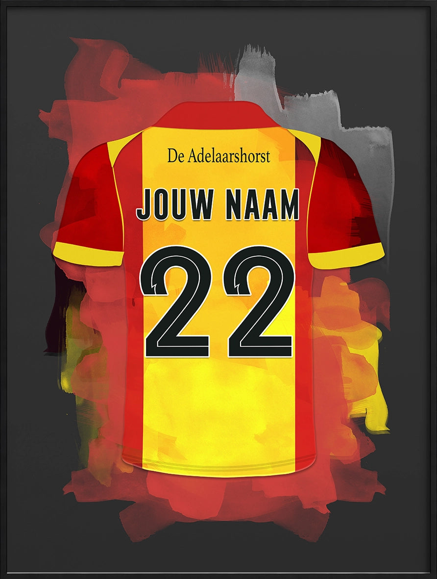 Go Ahead Eagles Voetbal Poster Met Naam Voetbal Cadeau Fans