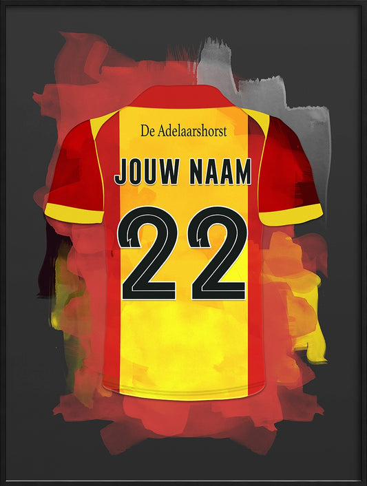 Go Ahead Eagles Voetbal Poster Met Naam Voetbal Cadeau Fans