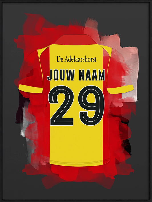 Go Ahead Eagles Voetbal Poster Gepersonaliseerd Voetbalfan Cadeau