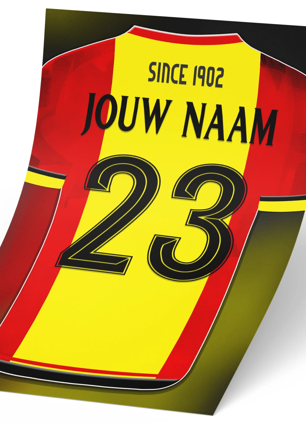 Go Ahead Eagles poster met personalisatie