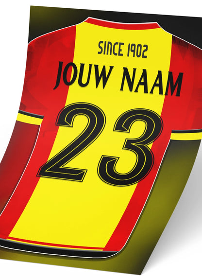 Go Ahead Eagles poster met personalisatie
