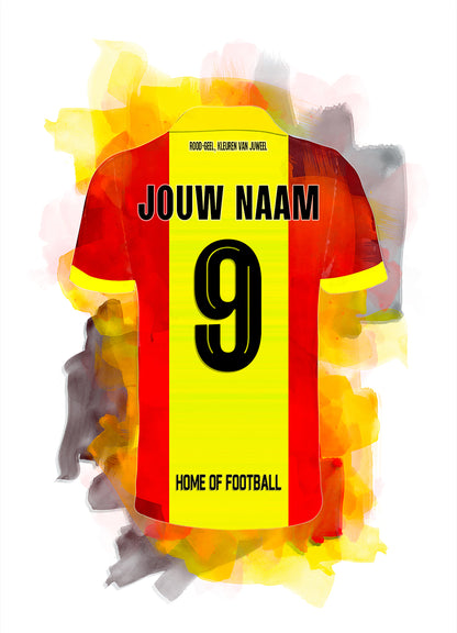 Go Ahead Eagles poster met naam - Go Ahead Eagles Deventer print met personalisatie