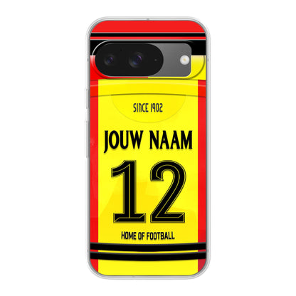 Go Ahead Eagles 2025-2026 telefoonhoesje met personalisatie - Google Pixel telefoonhoesjes - Voetbal fan kado 