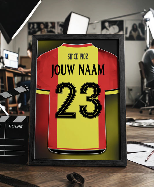Go Ahead Eagles ingelijste poster met naam