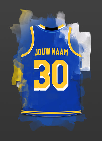 Golden state warriors basketbal NBA poster - basketbal fan cadeau - losse poster