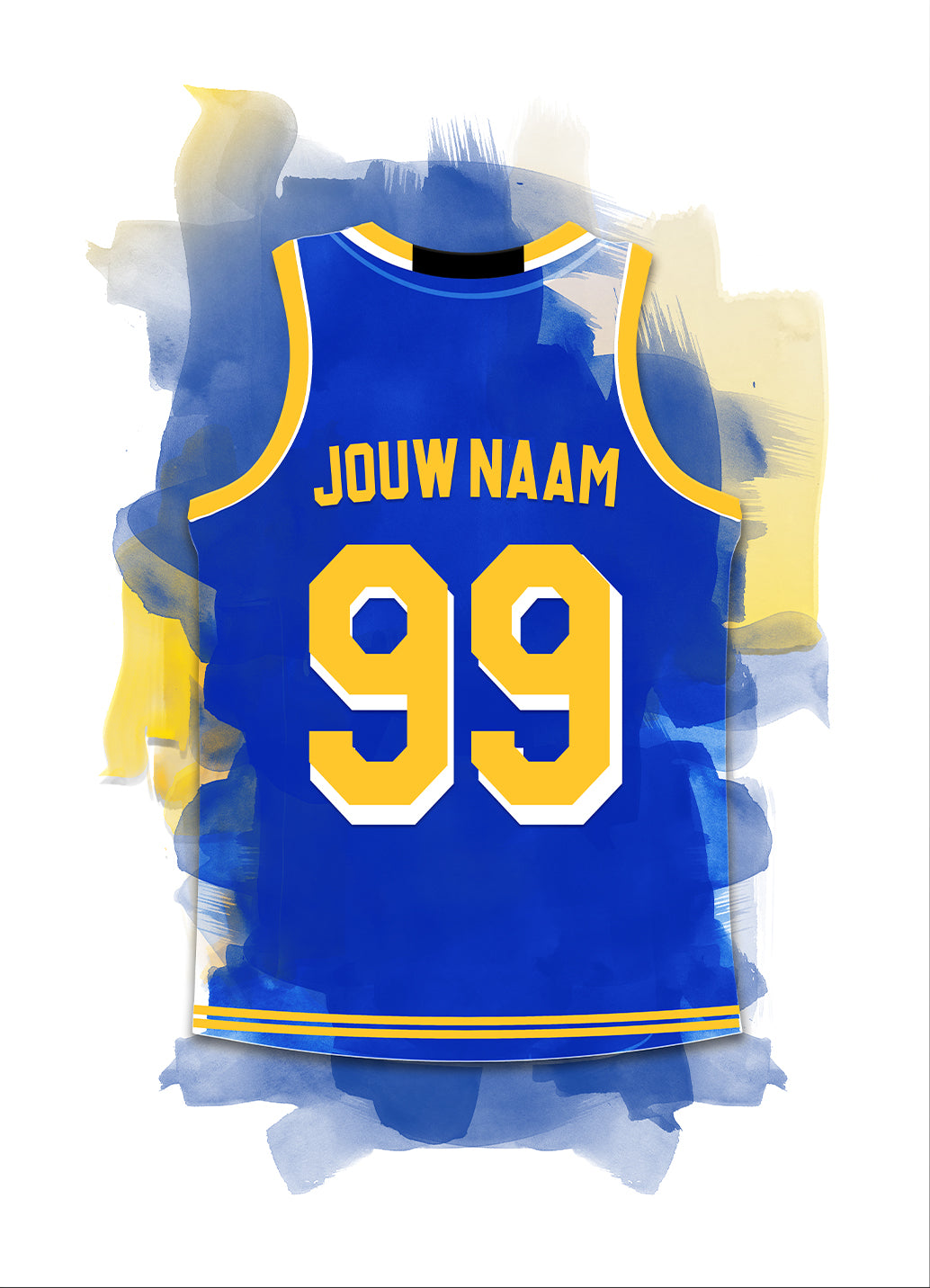 Golden state warriors basketbal NBA poster - basketbal fan cadeau - losse poster