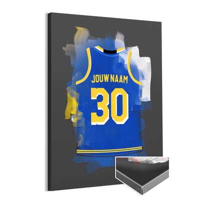 Golden state warriors basketbal NBA poster - basketbal fan cadeau - canvas poster