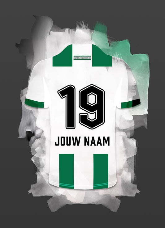 FC Groningen wanddecoratie - Losse poster - Voetbal fan cadeau