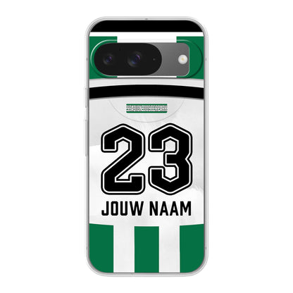 FC Groningen 2025-2026 telefoonhoesje met personalisatie - Google Pixel telefoonhoesjes - Voetbal fan kado 