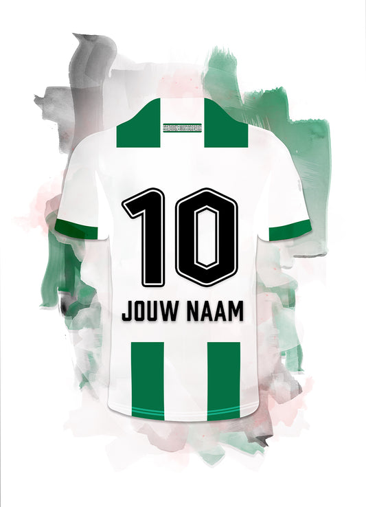 FC Groningen wanddecoratie - Losse poster - Voetbal fan cadeau