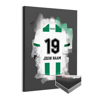 FC Groningen canvas met frame kopen