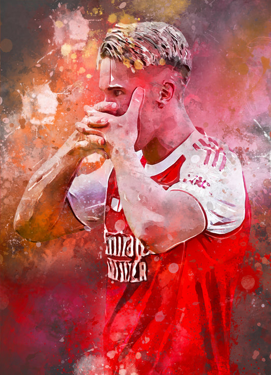 Viktor Gyökeres wanddecoratie - Losse poster - Voetbal fan kado