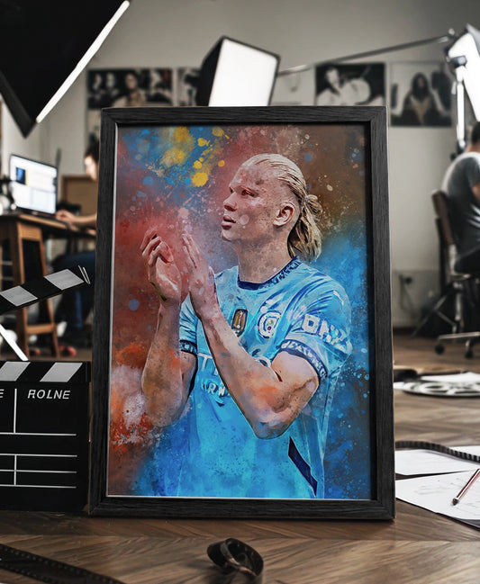 Haaland voetbal poster