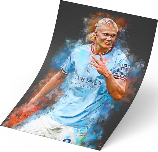 Haaland poster portret schilderij losse poster