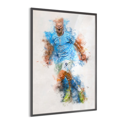 Erling Haaland ingelijste poster kopen