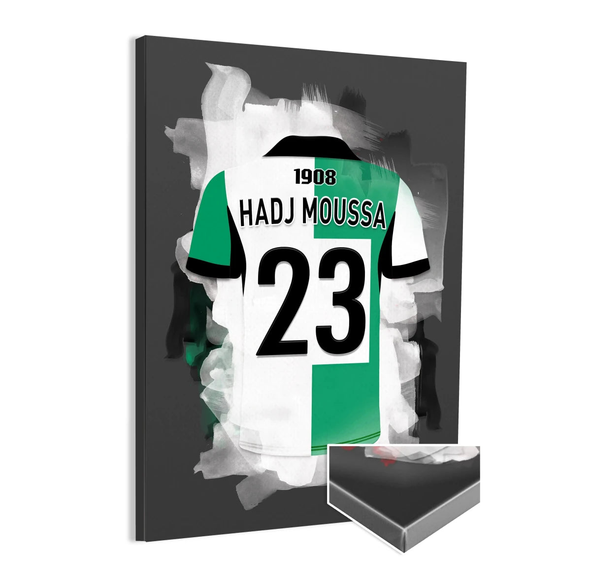 Hadj Moussa Canvas Print Fan Feyenoord