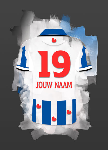 SC Heerenveen poster met naam kopen