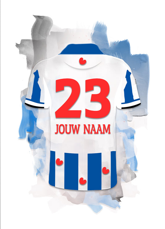 SC Heerenveen wanddecoratie - Losse poster - Voetbal fan cadeau